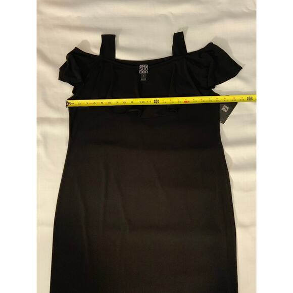 Clara Sun Woo Cold Shoulder dress NWT size large - Picture 4 of 5